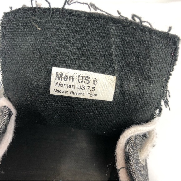 VANS Faded Black Canvas Beach Loafers Size Mens 6, Womens 7.5 - Picture 9 of 10